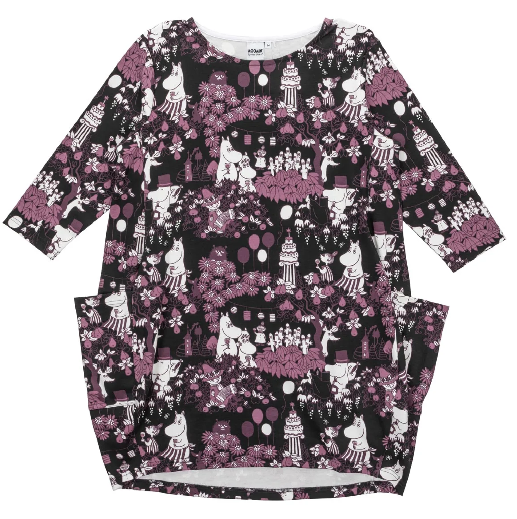 Moomin Lady Tunic - Harvest Festival Black/Plum