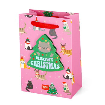 Presentpåse Small, Kitty, Meowy Christmas (GB0662)