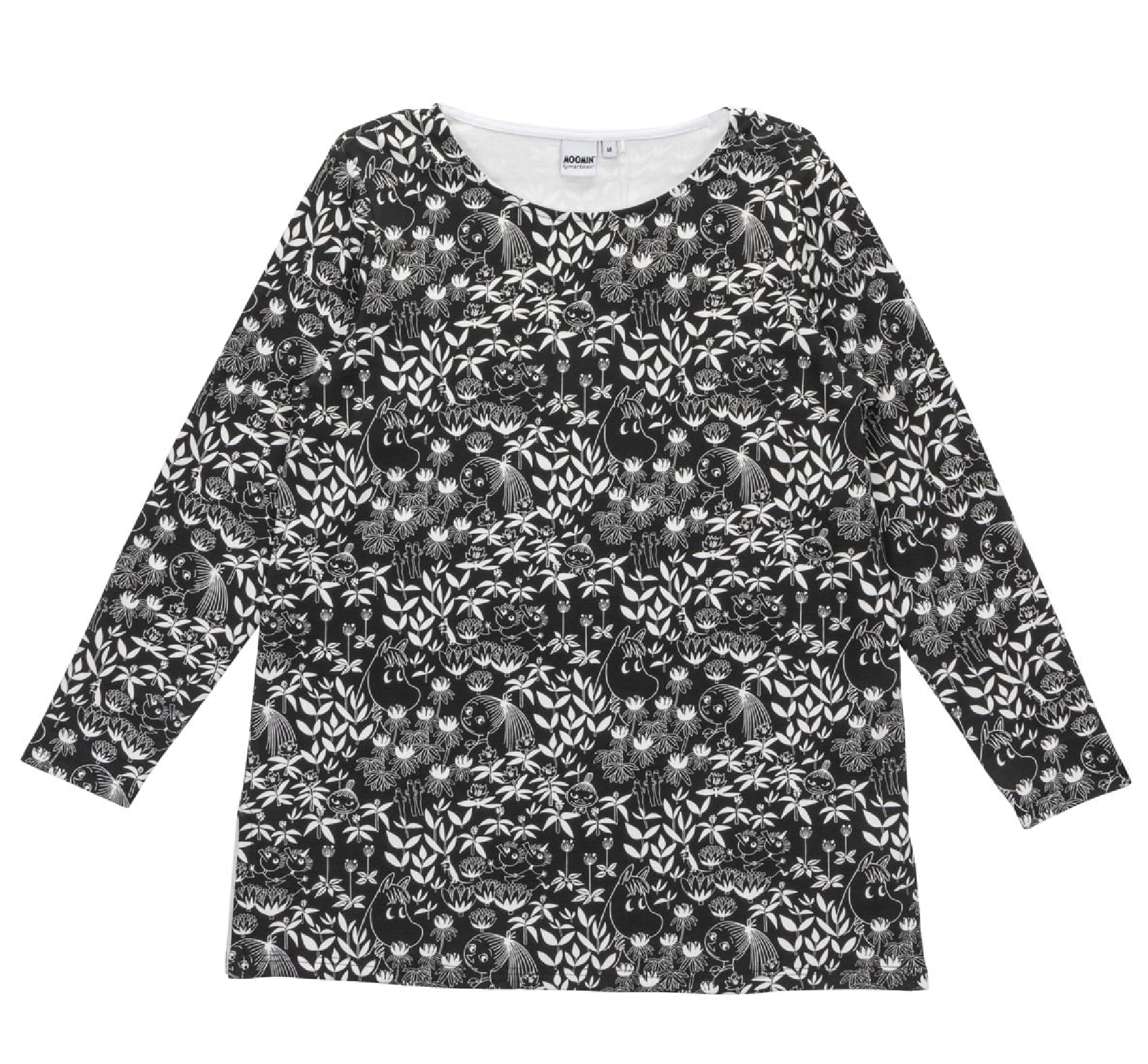 Moomin Lady Tunic - Primula black/white