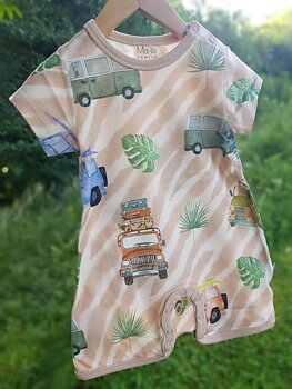 Playsuit Safaribilar