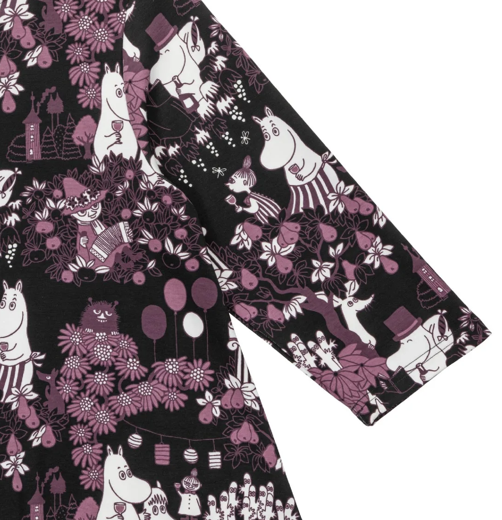 Moomin Women's Dress - Harvest Festival black/plum - 4