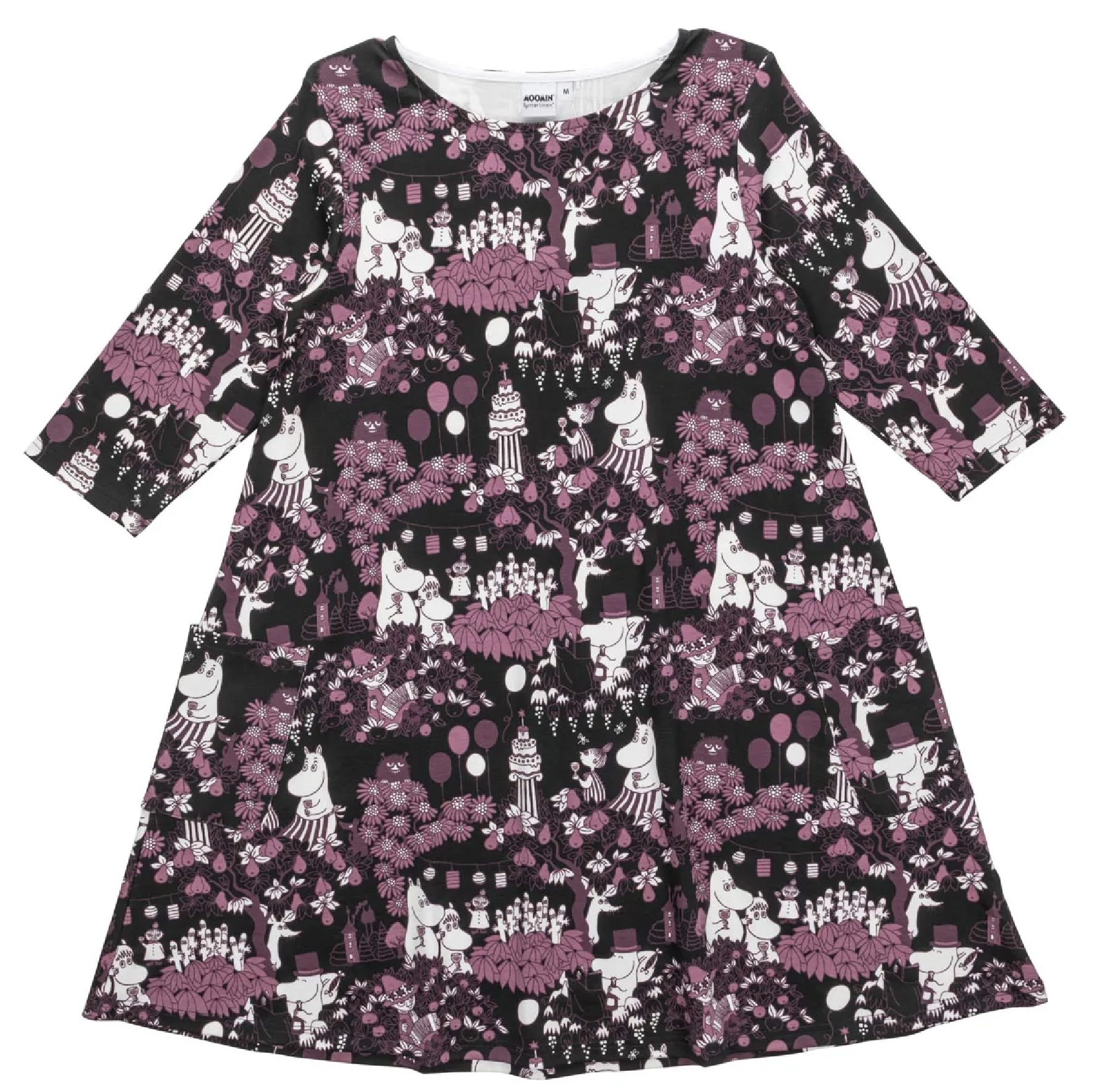 Moomin Women's Dress - Harvest Festival black/plum