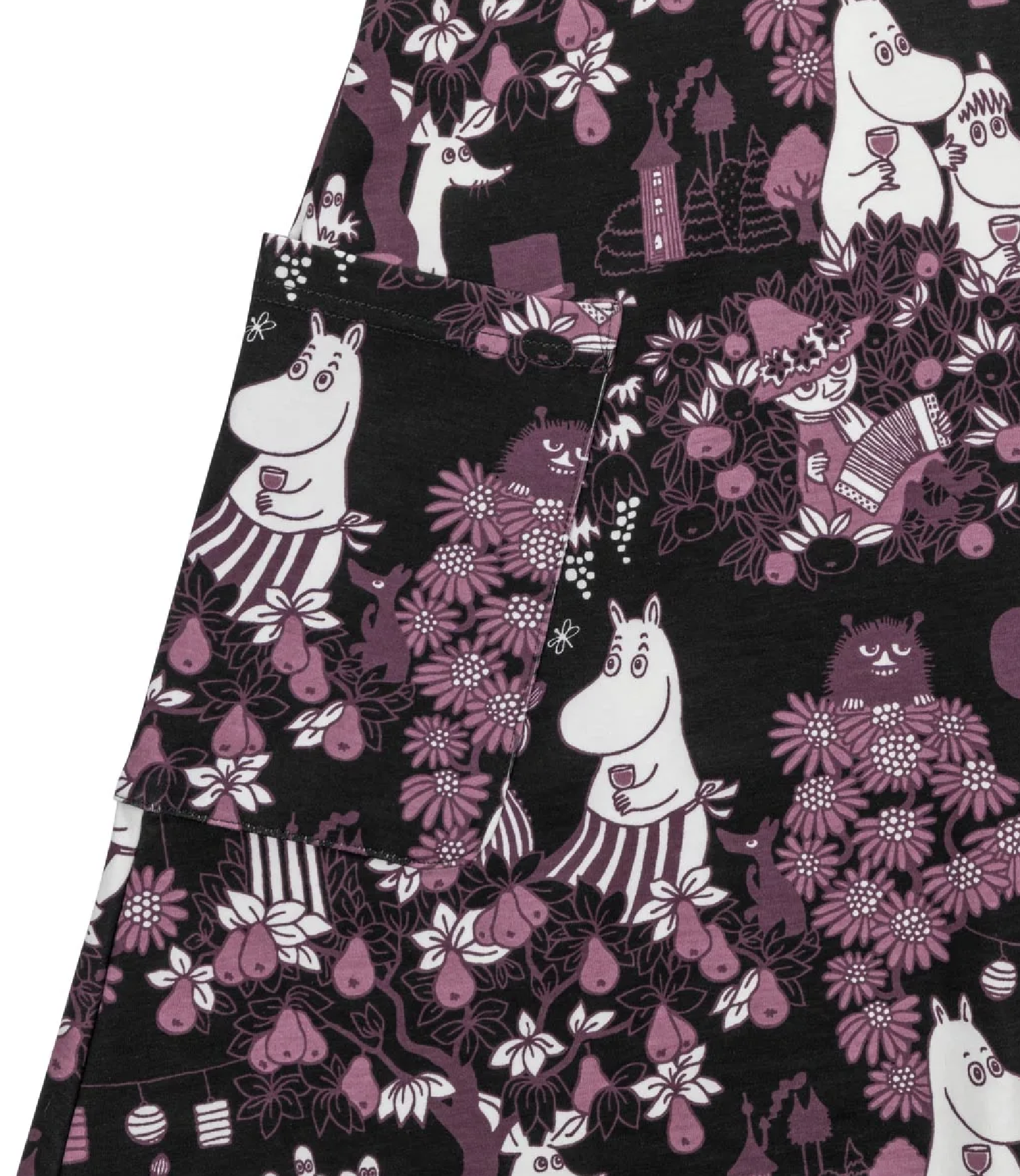 Moomin Women's Dress - Harvest Festival black/plum - 3