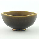 Berndt Friberg (1965) Unique Brown/Yellow Bowl 11 cm