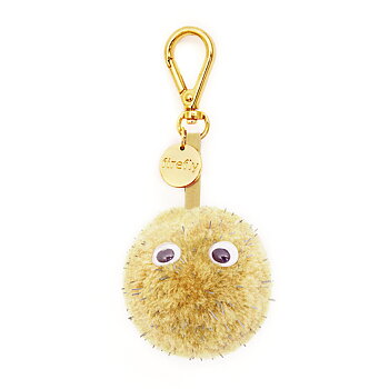 Reflective Pom Pom - Citron with Eyes