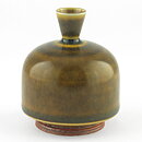 Berndt Friberg (1971) Unique Brown/Yellow Vase 7 cm
