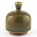 Berndt Friberg (1971) Unique Brown/Yellow Vase 7 cm
