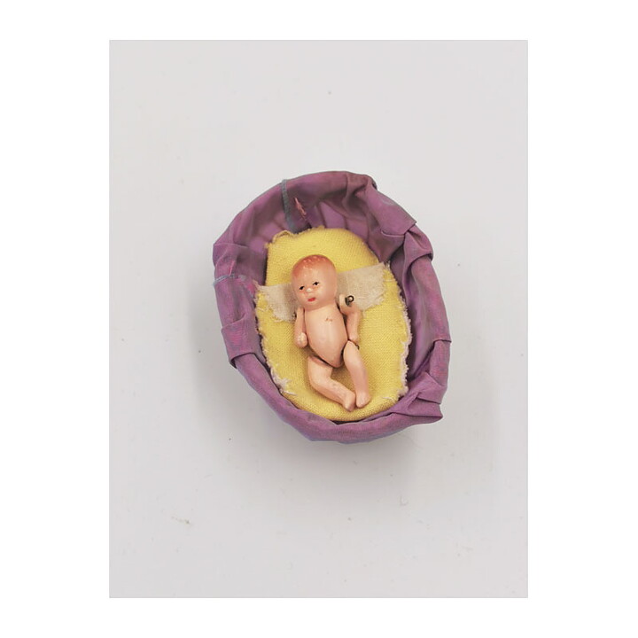 Dukkehus Second Hand Babykurv og Baby