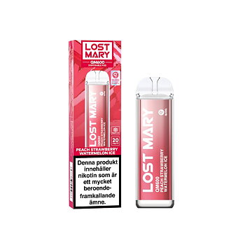 Lost Mary QM600 Engångs Vape - Peach Strawberry Watermelon