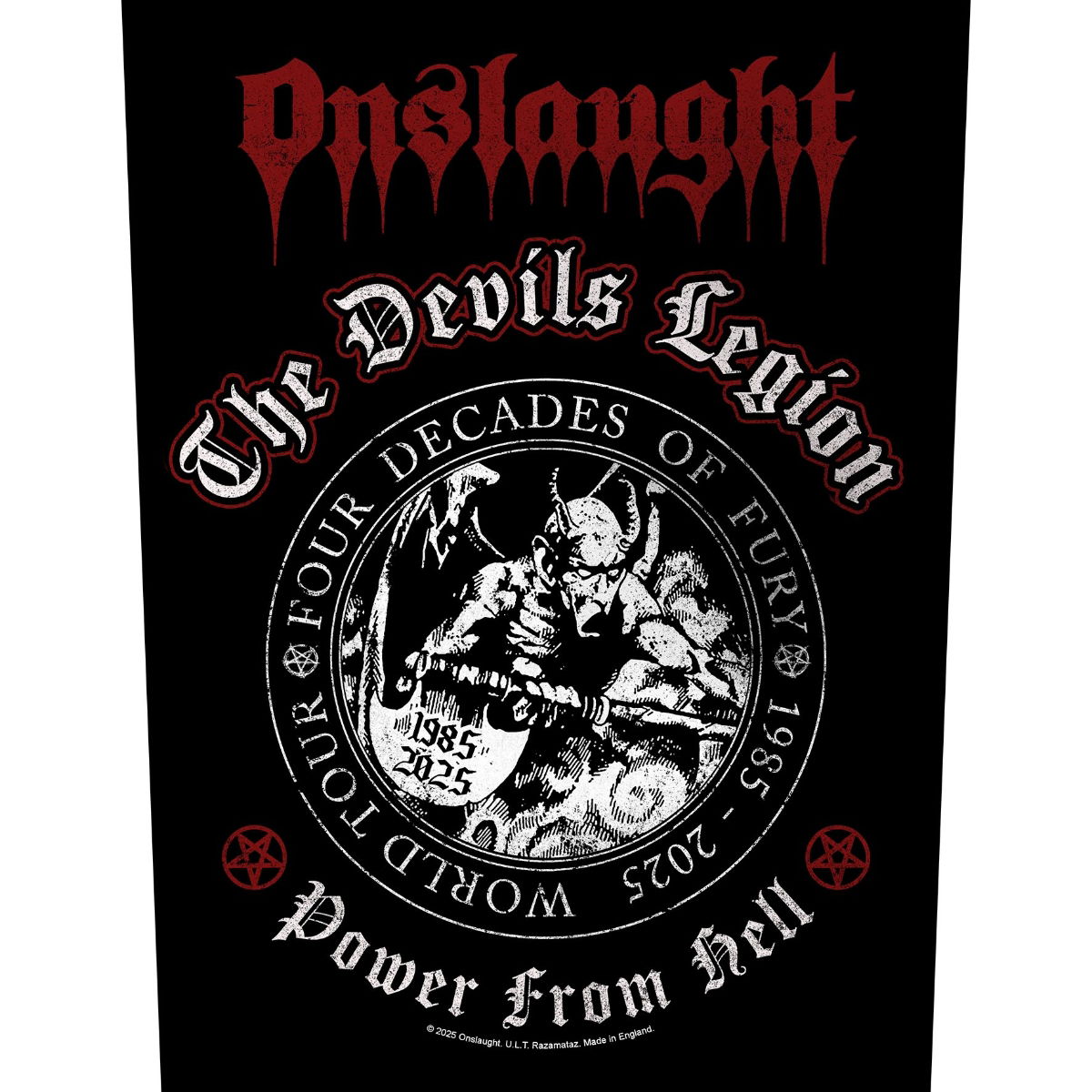 Onslaught The Devils Legion Backpatch