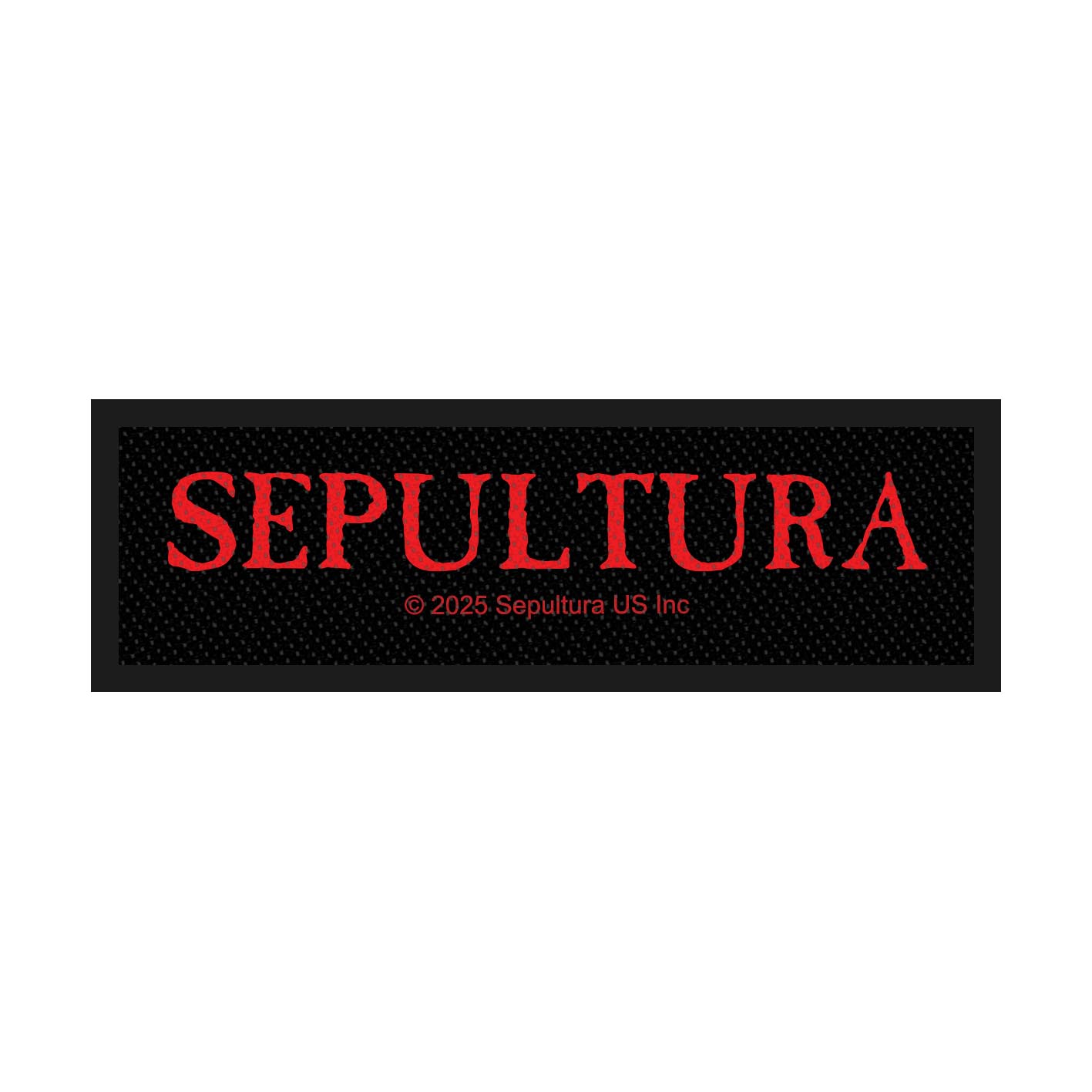 Sepultura Logo Red Patch
