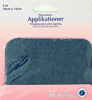 Laglappar Mörk Denim 2st 10x15cm