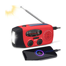 Briv Nödradio 2000 mAh - AM/FM Powerbank Solcell inkl USB