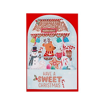 Popup Greeting card, Xmas, Xmas cart, Have a sweet Christmas (BGPXS0010)