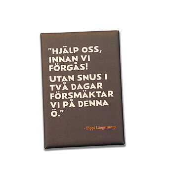 Magnet Pippi  - Utan snus