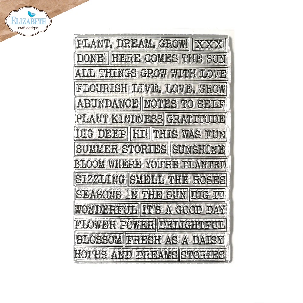 Elizabeth - Clear stamps - Journal phrases 5