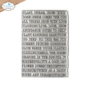 Elizabeth - Clear stamps - Journal phrases 5