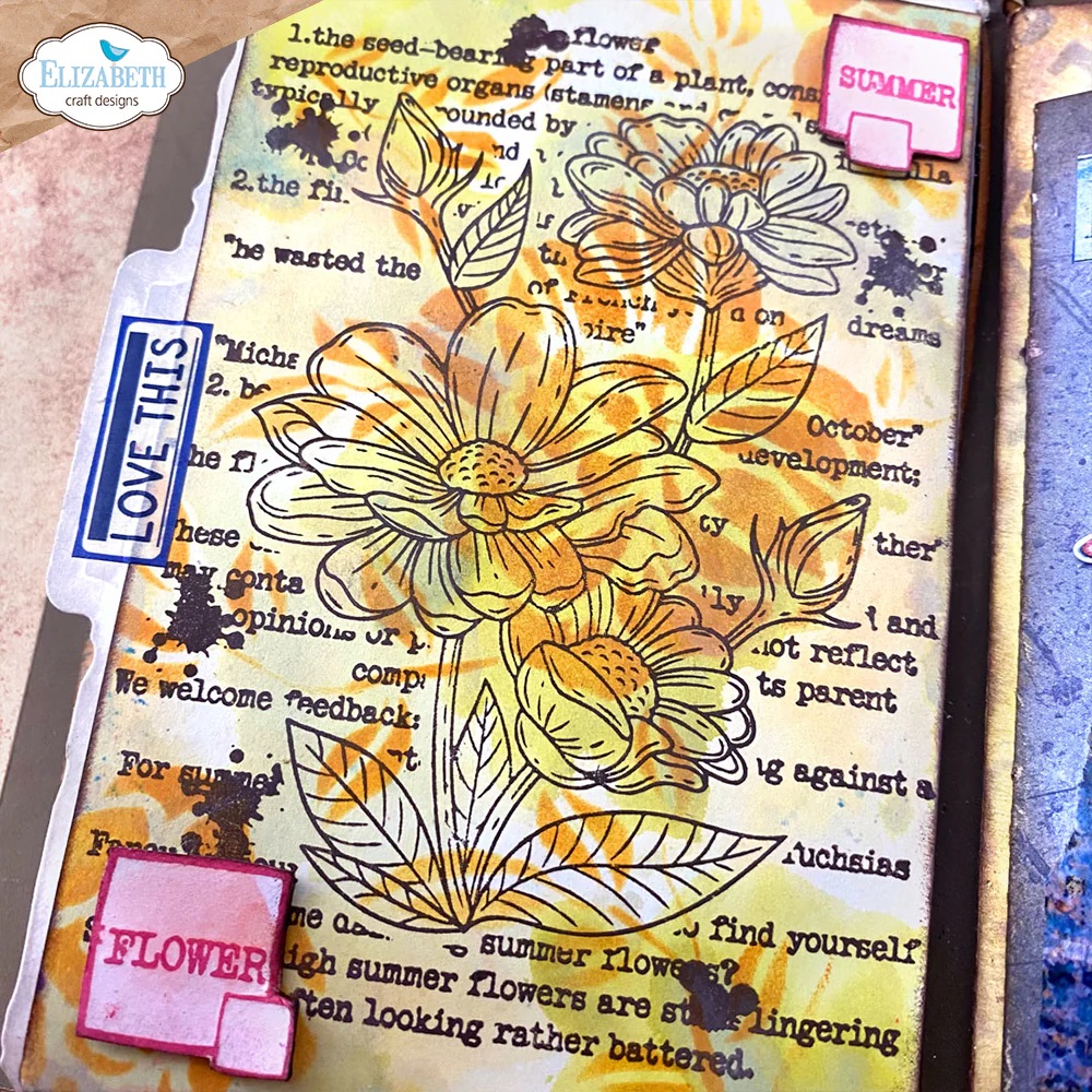 Elizabeth - Summer flower Stamp and Die Set - 2