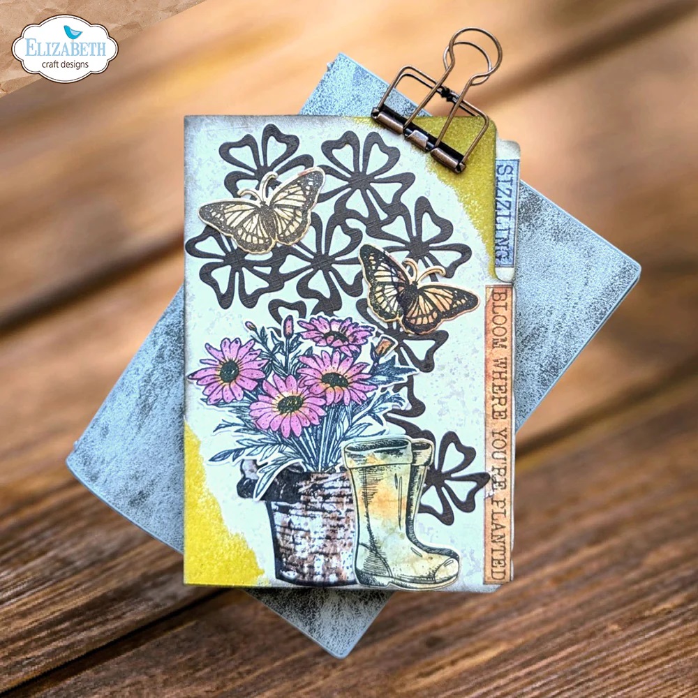Elizabeth - Garden of Love Stamp and Die Set - 2