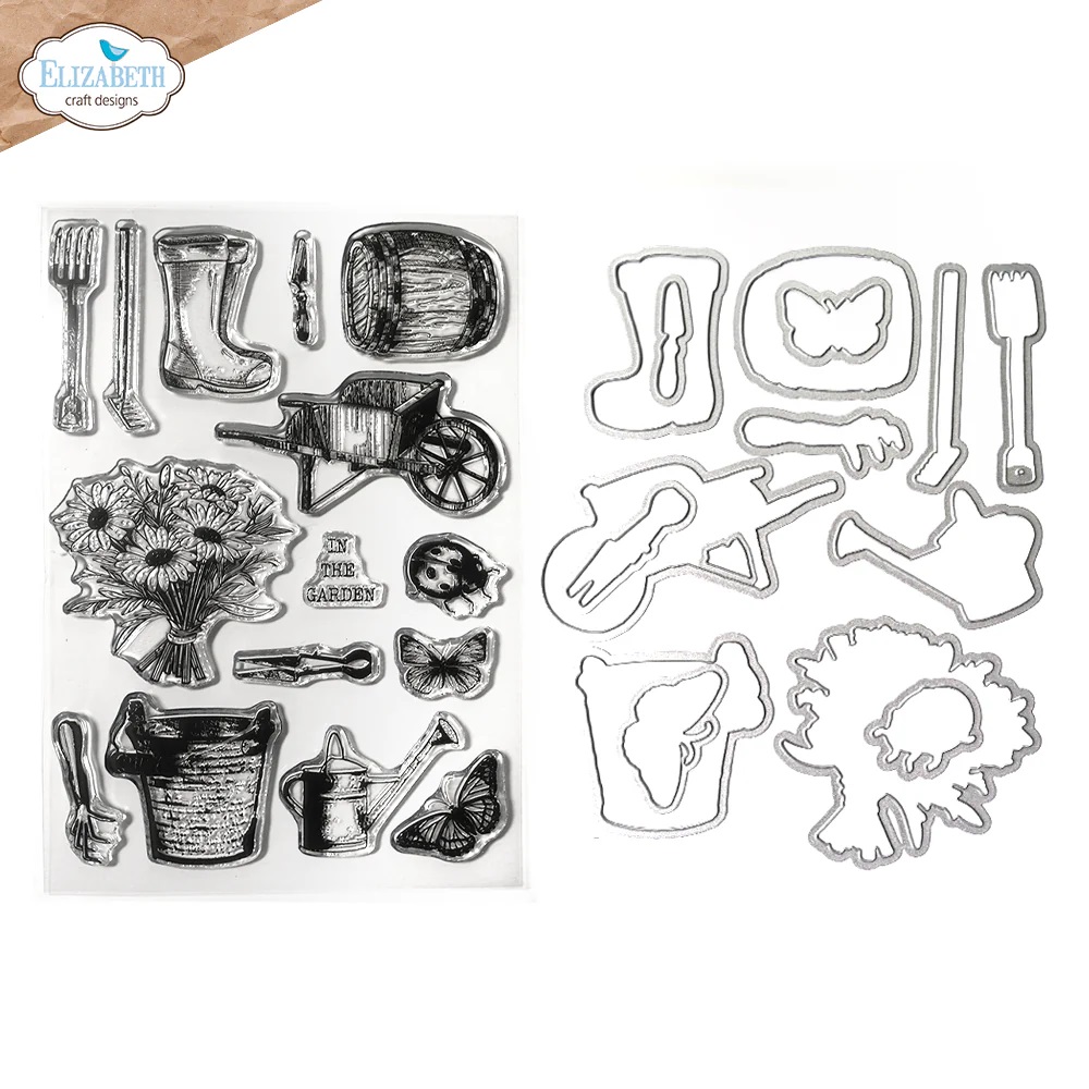Elizabeth - Garden of Love Stamp and Die Set