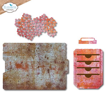 Elizabeth - Dies - Floral slots file folder