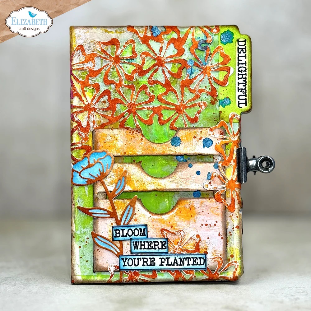 Elizabeth - Dies - Floral slots file folder - 3