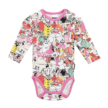 Moomin Baby Body - Class Meeting Natural White