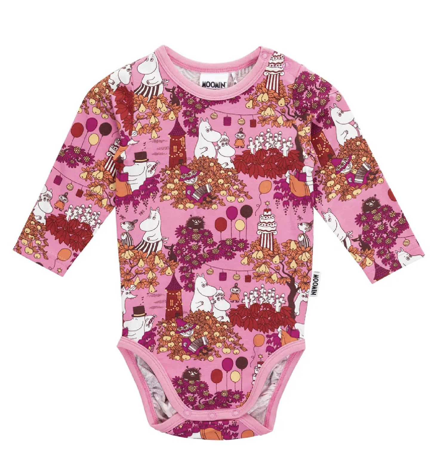 Moomin Baby Body - Harvest Festival Pink