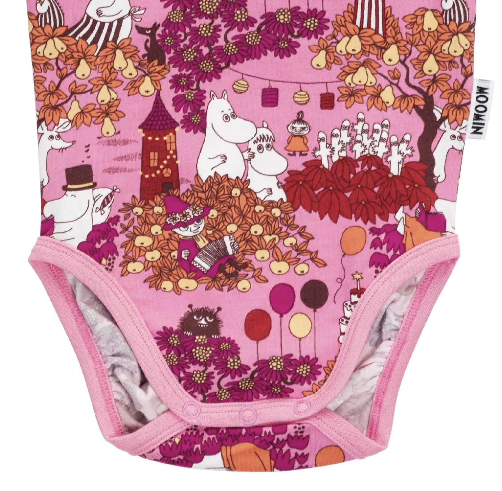 Moomin Baby Body - Harvest Festival Pink - 3