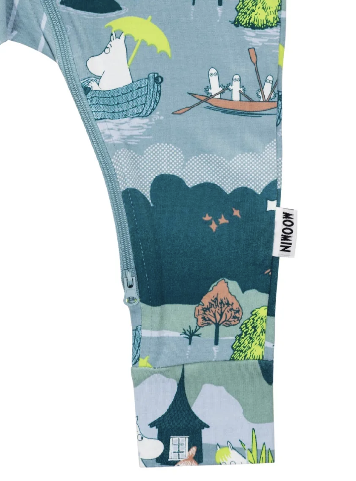 Moomin Baby Pajamas - Flash Flood Blue - 3