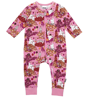 Moomin Baby Pajamas - Harvest Festival Pink