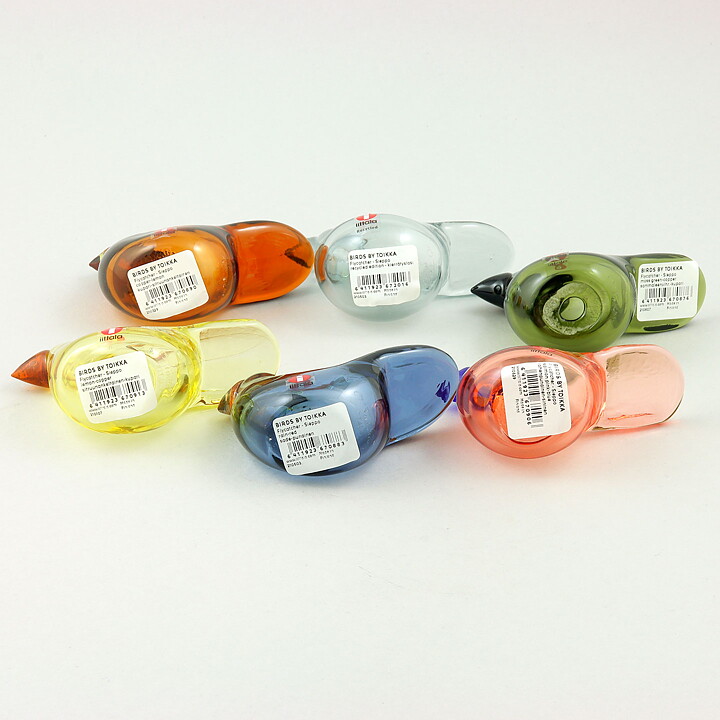 Oiva Toikka (2020) Six Stylistic Sieppo Glass Birds (16)