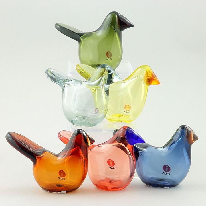 Oiva Toikka (2020) Six Stylistic Sieppo Glass Birds (16)