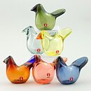 Oiva Toikka (2020) Six Stylistic Sieppo Glass Birds (16)