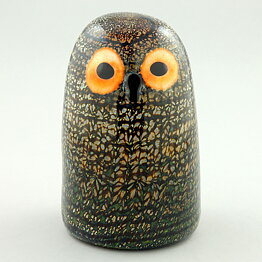 Oiva Toikka (1997) Brilliant Barn Owl (Riihipöllö) Glass Bird 16 cm (11)
