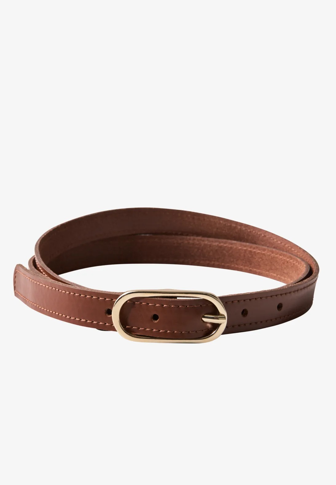 BC Thin Noble Belt With Decor - Cognac - Street One