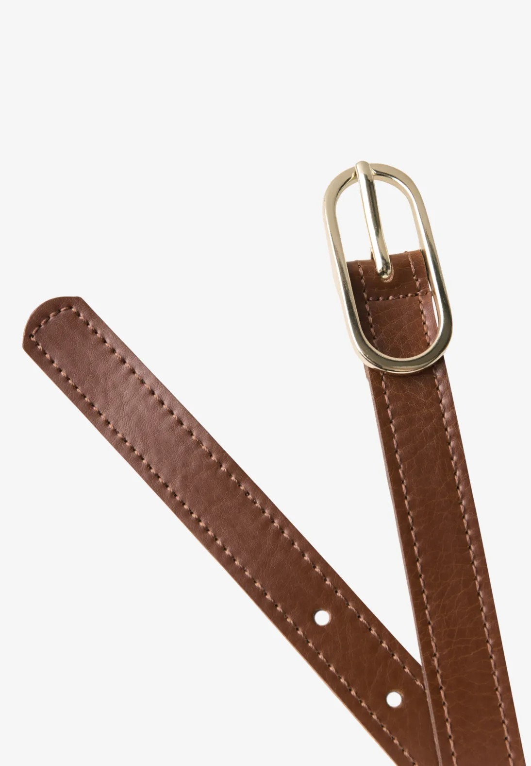 BC Thin Noble Belt With Decor - Cognac - Street One - 5