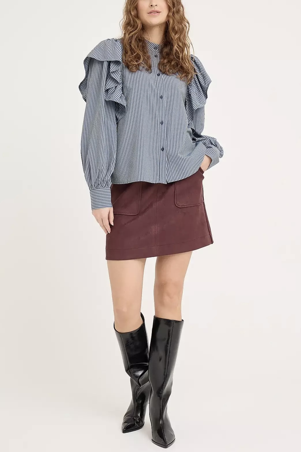 A-View - Tanni Skirt Bordeaux - 2