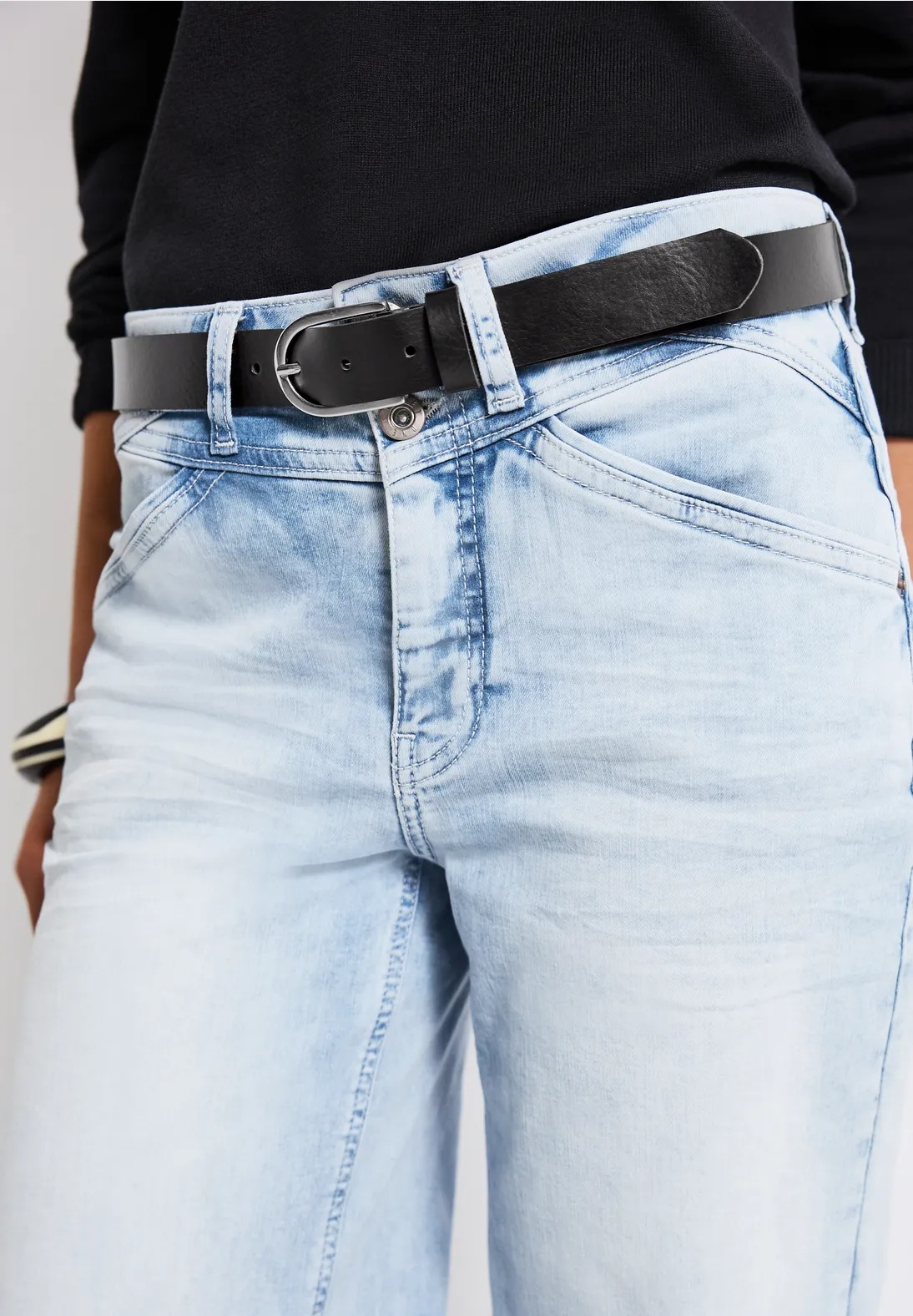 BC Leather Belt - Black - Street One