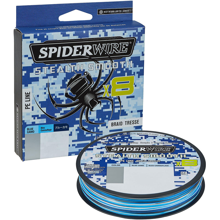 SpiderWire Stealth Smooth 150m Blue Camo