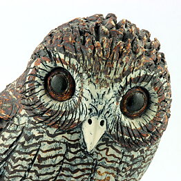 アストリッド・アンデルベリ  石の上のフクロウ  25cm  1960年代