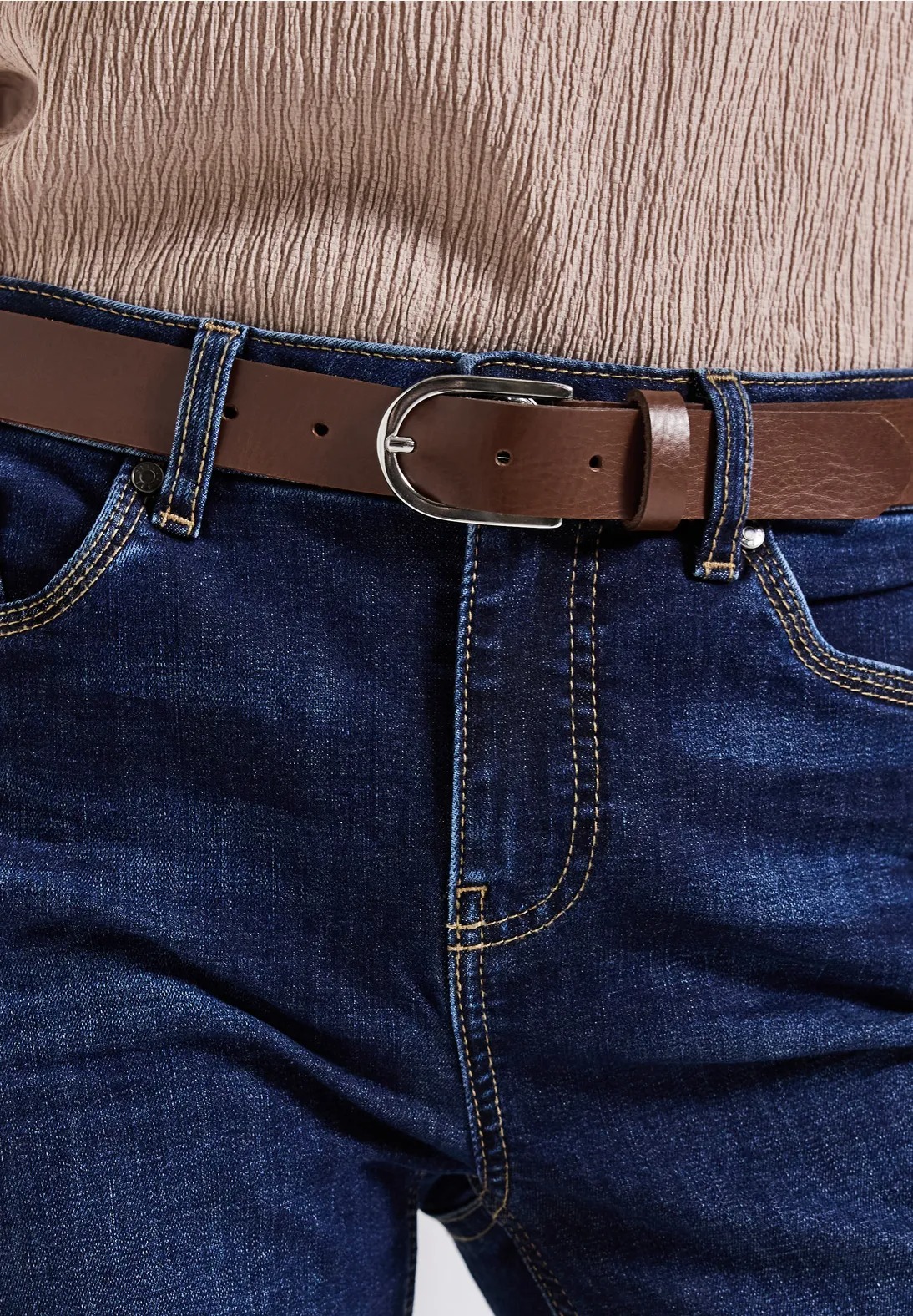 BC Leather Belt - Cognac - Street One