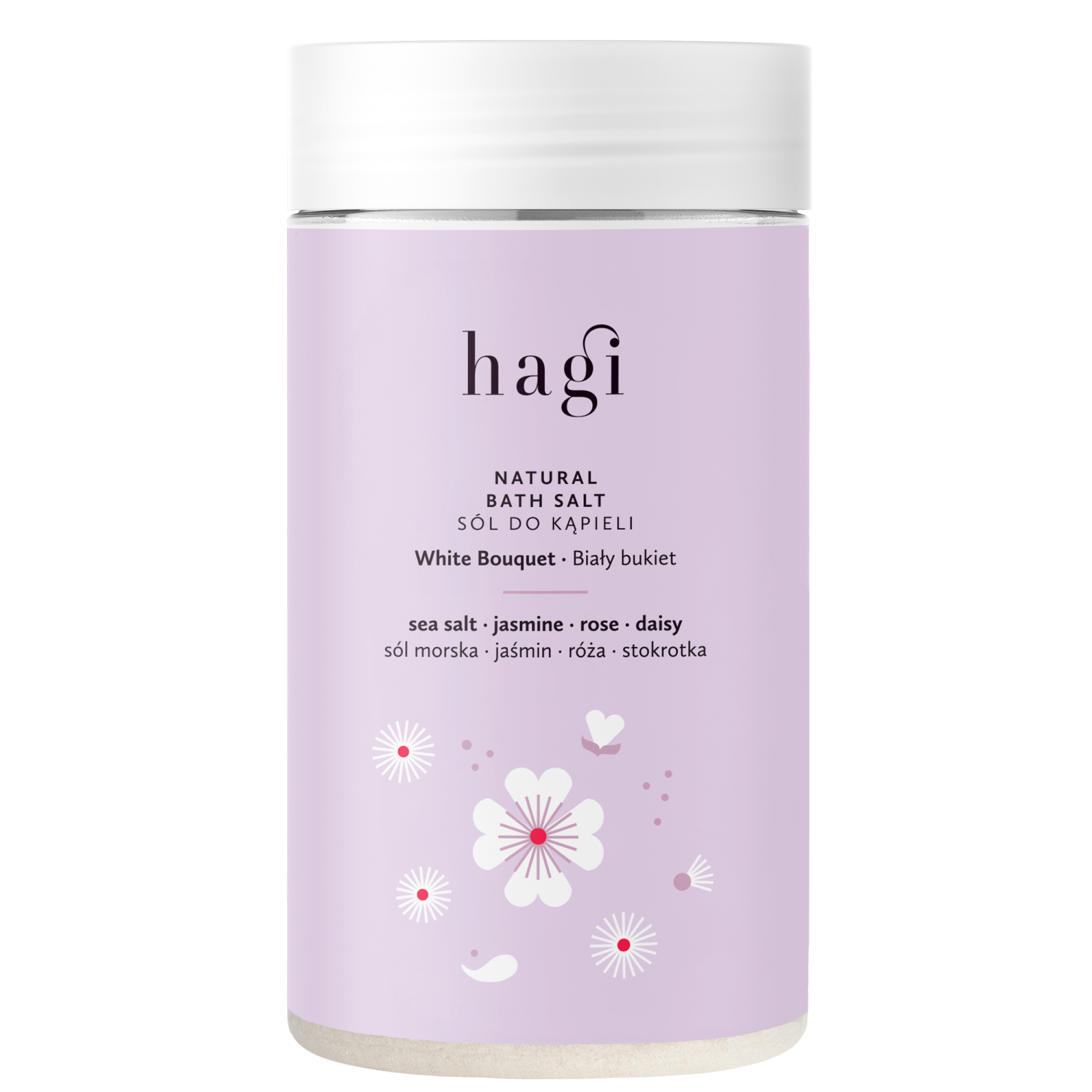 Hagi Natural Bath Salt White Bouquet 480 g