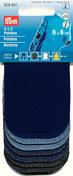Laglappar Jeans Mini 4 x 2