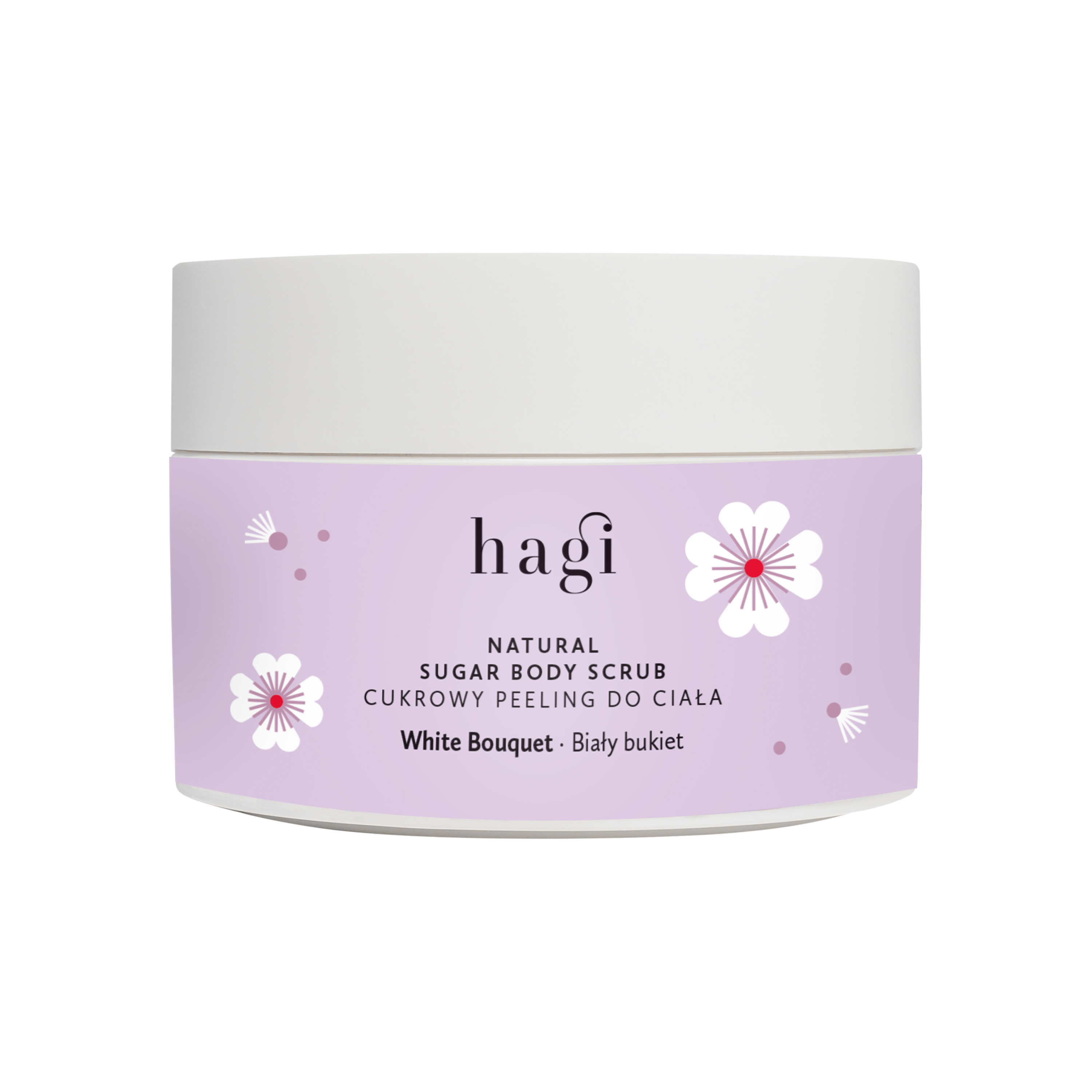 Hagi Natural Sugar Body Scrub White Bouquet 200 g