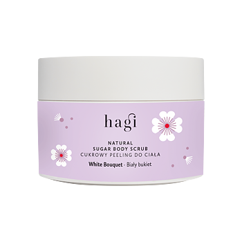 Hagi Natural Sugar Body Scrub White Bouquet 200 g