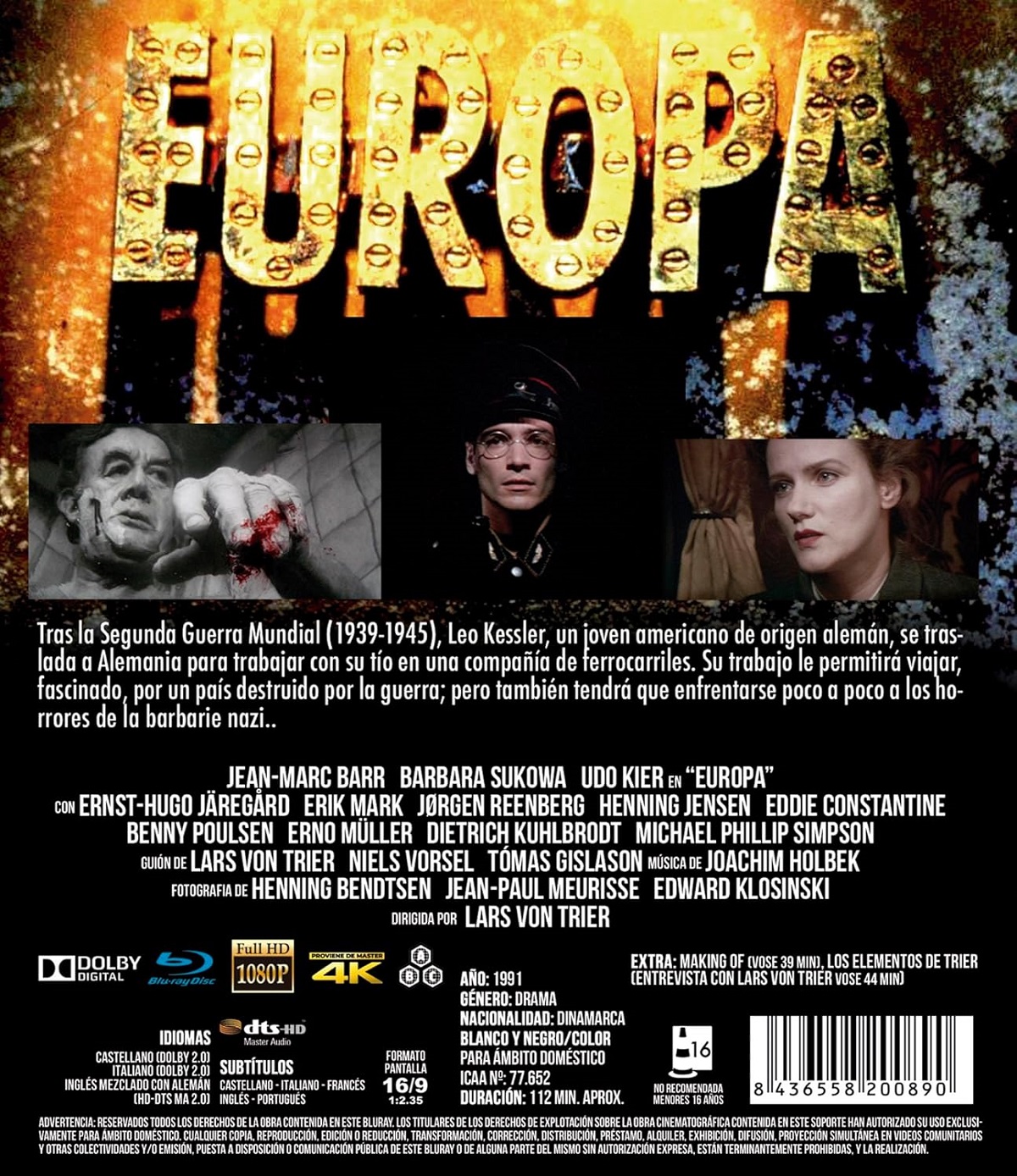 Europa (ej svensk text) (Blu-ray) - 2