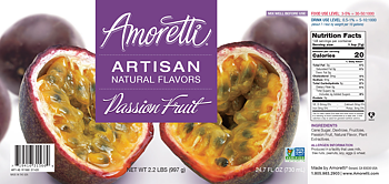 Passion Fruit, Amoretti Artisan, 226 g