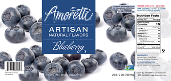 Blueberry, Amoretti Artisan, 226 g