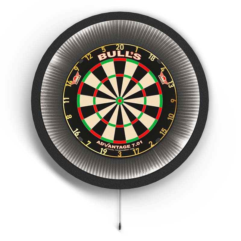 Bulls NL Lumo XL Dartbelysning & Väggskydd Svart - 4